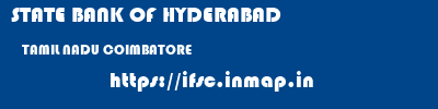 STATE BANK OF HYDERABAD  TAMIL NADU COIMBATORE    ifsc code